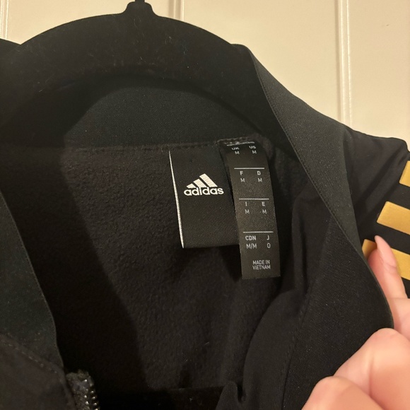 Black and Gold Adidas Jacket - Picture 2 of 3